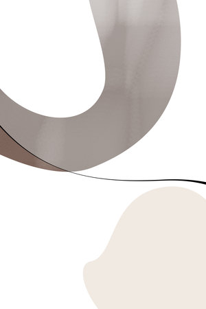 Neutral Beige Abstract Wall Art. Modern Contemporary Wall Decor Artのイラスト素材