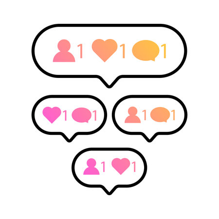 Notification icon vector for design element. Simple Notification icon illustration