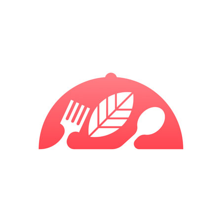 Fresh food logo icon vector. Food logo design concept. Food logo icon templateのイラスト素材