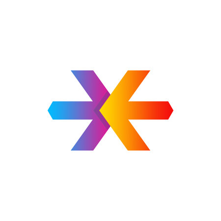 Financial technology logo design concept. Finance logo template. Fintech logo for businessのイラスト素材