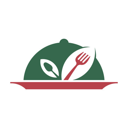 Food stall logo. Restaurant logo design. Food business logo templateのイラスト素材