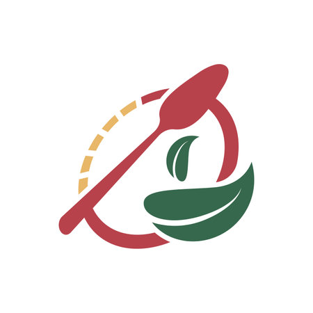 Food stall logo. Restaurant logo design. Food business logo templateのイラスト素材