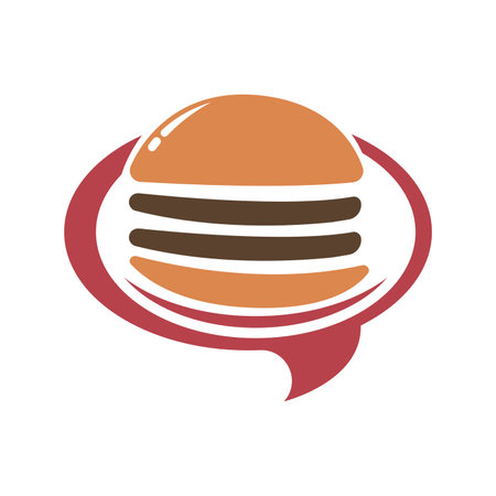 Food stall logo. Restaurant logo design. Food business logo templateのイラスト素材