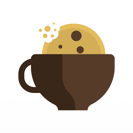 Cookies logo design. Biscuit logo template. Meals logo design templateのイラスト素材
