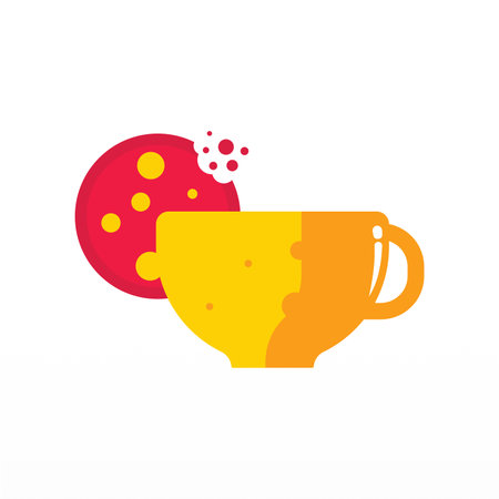 Cookies logo design. Biscuit logo template. Meals logo design templateのイラスト素材