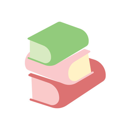 Book logo design icon vector. Book icon clip art. Library logo conceptのイラスト素材