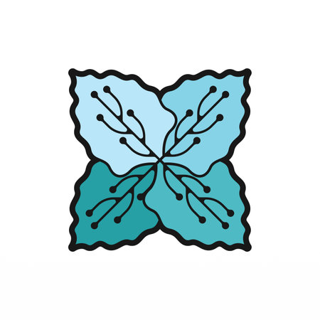 Nature and technology logo design concept. Technology logo templateのイラスト素材
