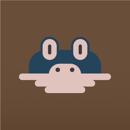 Crocodile logo design concept. Wild animal logo design stock vectorのイラスト素材