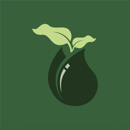 Sprouts logo design concept. Fresh sprout logo template. Sprout seed logoのイラスト素材