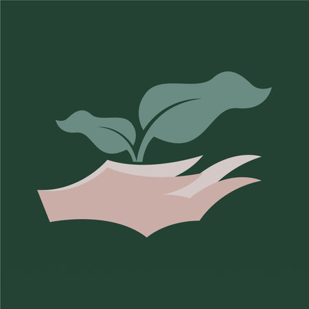 Sprouts logo design concept. Fresh sprout logo template. Sprout seed logoのイラスト素材
