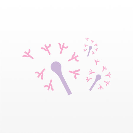 Simple logo design of dandelion flower. Dandelion flower logo template. Flying flower logoのイラスト素材