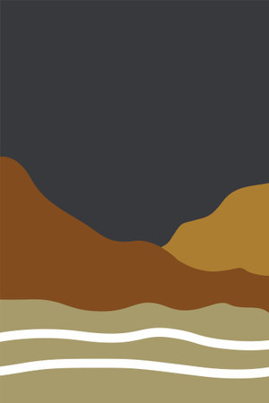 Boho wall art decoration printable poster. Bohemian wall decor. Printable boho wall artのイラスト素材