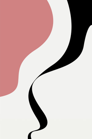 Minimalist Abstract Neutral Wall Art Decoration. Printable Minimalist Wall Decorのイラスト素材