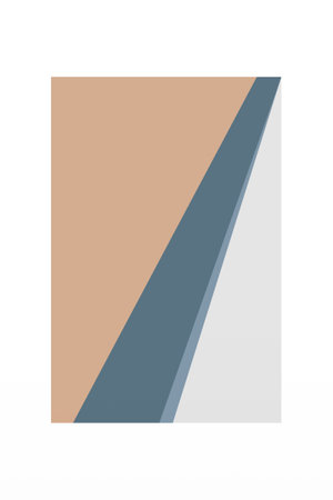 Abstract Japandi Wall Art Decoration. Digital Boho Printable Wall Art. Minimalist Geometric Wall Decorのイラスト素材