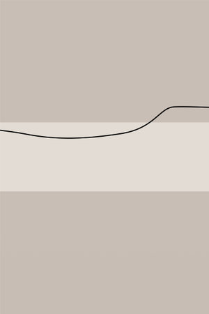 Mid Century Modern Wall Art Print. Beige Wall Art Decoration. Minimalist Wall Decorのイラスト素材