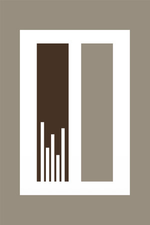 Abstract geometric shapes wall art decoration. Abstract rectangle wall decor poster. Printable abstract wall decor posterのイラスト素材