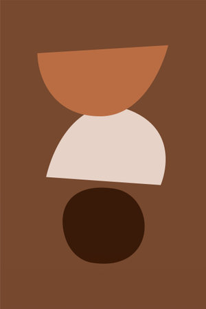 Mid century wall art decoration printable poster. Mid century wall decor. Printable mid century wall artのイラスト素材