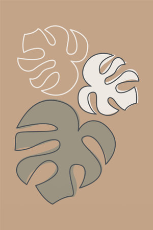 Printable Art Prints. Boho Art Posters. Gallery Wall Decor. Mid Century Modern Wall Art Decoration. Boho Home Decorのイラスト素材