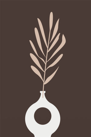 Printable Art Prints. Boho Art Posters. Gallery Wall Decor. Mid Century Modern Wall Art Decoration. Boho Home Decorのイラスト素材