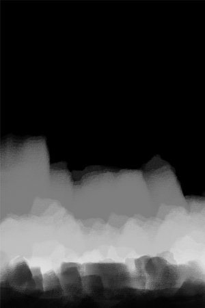 Black and white brush wall decor printable poster. Abstract wall art decoration. Printable wall decor posterのイラスト素材