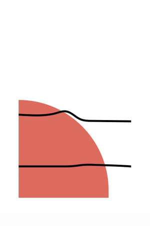 Abstract Wall Art Decoration Printable. Modern Wall Art Print. Abstract Background Wall Decor Posterのイラスト素材