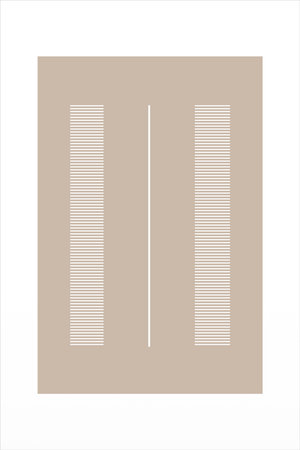 Abstract line art wall art decoration poster. Bohemian mid cntury wall decor poster. Printable wall art decorationのイラスト素材