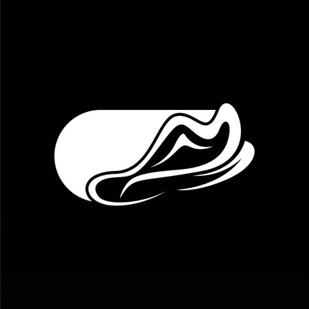 Shoe logo design concept. Shoes logo template. Man fashion logo design templateのイラスト素材