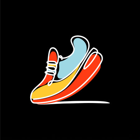 Shoe logo design concept. Shoes logo template. Man fashion logo design templateのイラスト素材