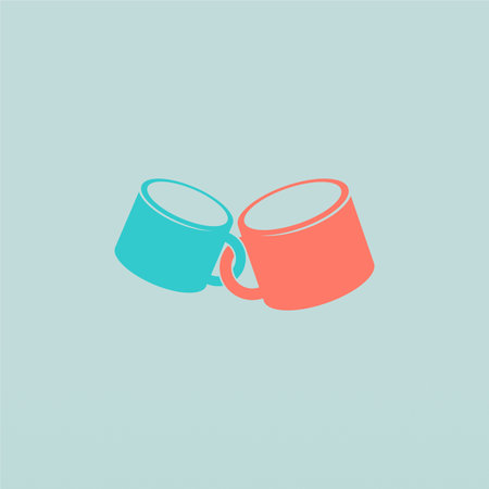 Mug logo design template. Drink logo concept. Cup logo templateのイラスト素材