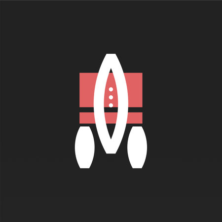 Rocket logo design template. Space ship logo concept. Space craft logo design concept template