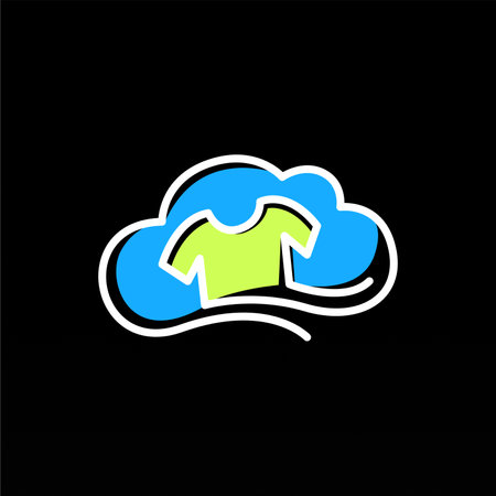 Tshirt logo design concept. Clothing fashion bussiness logo design template. Shirt logo templateのイラスト素材