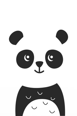 Nursery Wall Art Animals Baby Poster. Printable Cute Animal Nursery Wall Decor Posterのイラスト素材