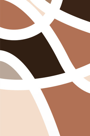 Modern Simple Minimalist Gallery Wall Art. Abstract Art Black and White Prints. Minimalist Modern Drawing Wall Decorのイラスト素材