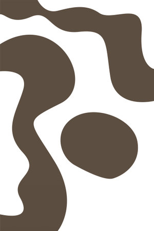 Modern Simple Minimalist Gallery Wall Art. Abstract Art Black and White Prints. Minimalist Modern Drawing Wall Decorのイラスト素材