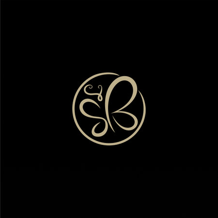 Elegant Boutique Business Logo Design Concept Vector Template. Luxury Fashion Logo Templateのイラスト素材