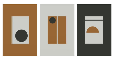 Modern Abstract Wall Art Print. Printable Abstract Wall Art Poster. Abstract Background Posterのイラスト素材