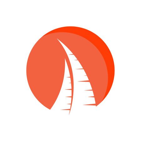 Sailboat logo design concept. Simple sail logo templateのイラスト素材