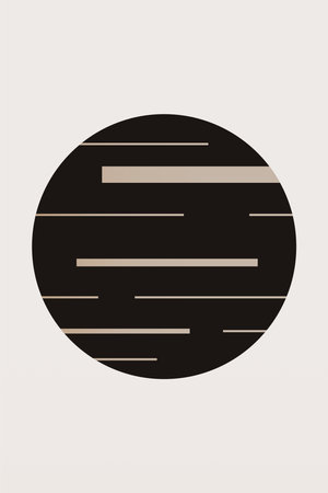 Japandi Neutral Scandinavian Wall Art. Minimalist Modern Japanese Digital Art Poster. Trendy Earthy Aesthetic Wall Decorのイラスト素材