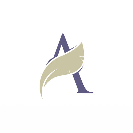 Elegant and Classy Pencil Logo Design. Ballpoint Pen Logo Template for Business and Branding. Simple Pen Logo Vectorのイラスト素材