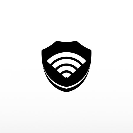 Shield Logo Design Concept Template. Shield Logo Template Vectorのイラスト素材