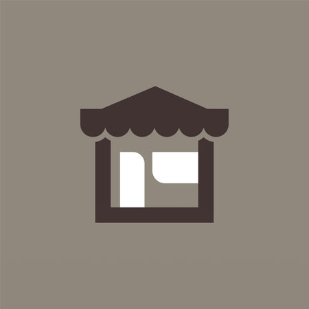 House Logo Design Template. Real Estate Logo Template. Building House Logo Design Conceptのイラスト素材