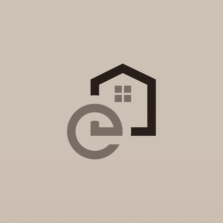 House Logo Design Template. Real Estate Logo Template. Building House Logo Design Conceptのイラスト素材