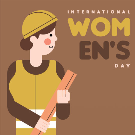 International women's day illustration background. Happy women's day backgroundのイラスト素材