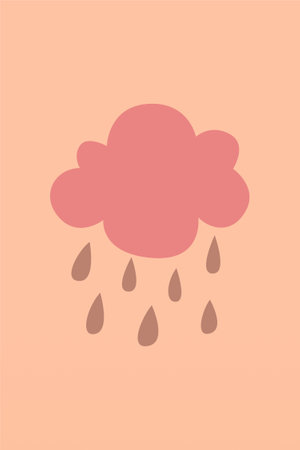 Abstract bohe art poster background. Boho art print decorのイラスト素材