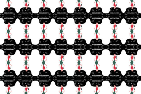 Doctor seamless pattern background. People seamless pattern background