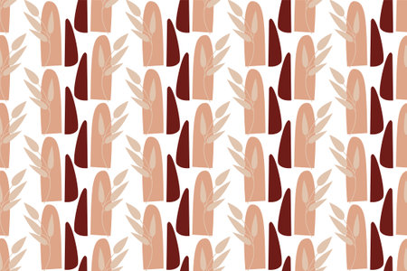 Abstract boho seamless pattern background. Abstract seamless pattern for wrapping paperのイラスト素材