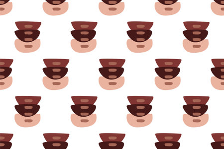 Abstract boho seamless pattern background. Abstract seamless pattern for wrapping paperのイラスト素材