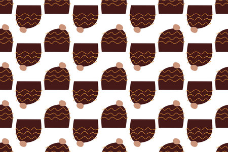 Abstract boho seamless pattern background. Abstract seamless pattern for wrapping paperのイラスト素材