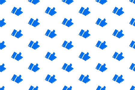 Seamless pattern social media background. Seamless patterned background with social media iconsのイラスト素材