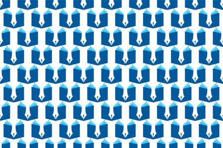 Abstract book seamless pattern background. Book icon seamless pattern background